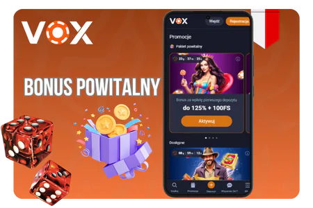 Vox Casino Bonus powitalny