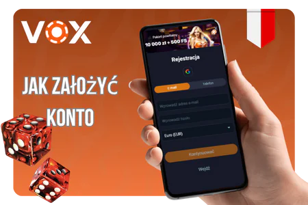 Vox Casino Jak założyć konto