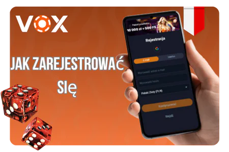 Vox Casino Jak zarejestrować się